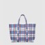 발렌시아가 레드 화이트 블루 편직 가방 671409