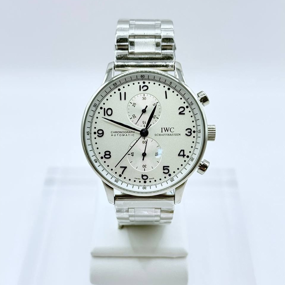 IWC 샤프하우젠 포르투기저 화이트다이얼 WC04