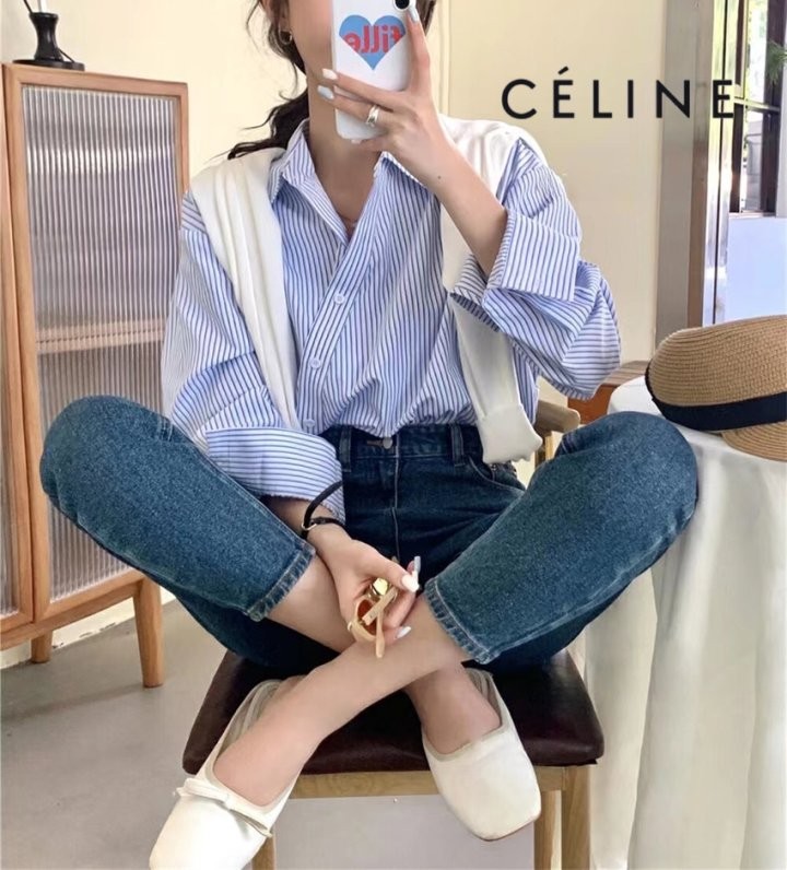 셀린느 스트랩셔츠