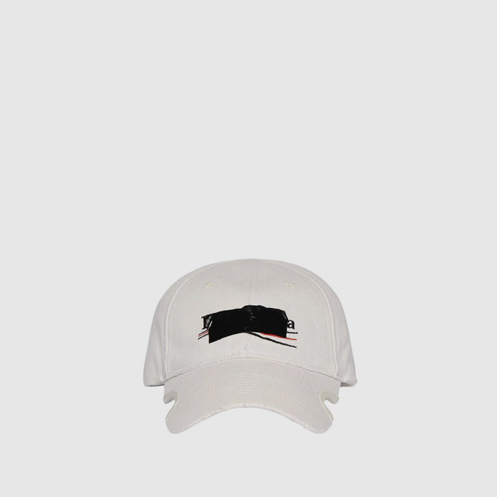 발렌시아가 개퍼 캡 화이트 719364