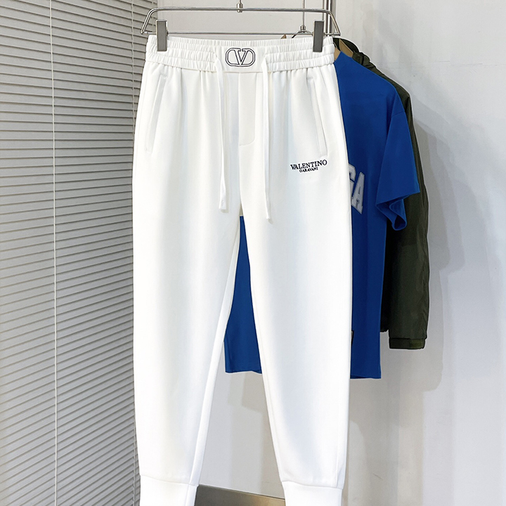발렌티노 에어 레이어 코튼 팬츠