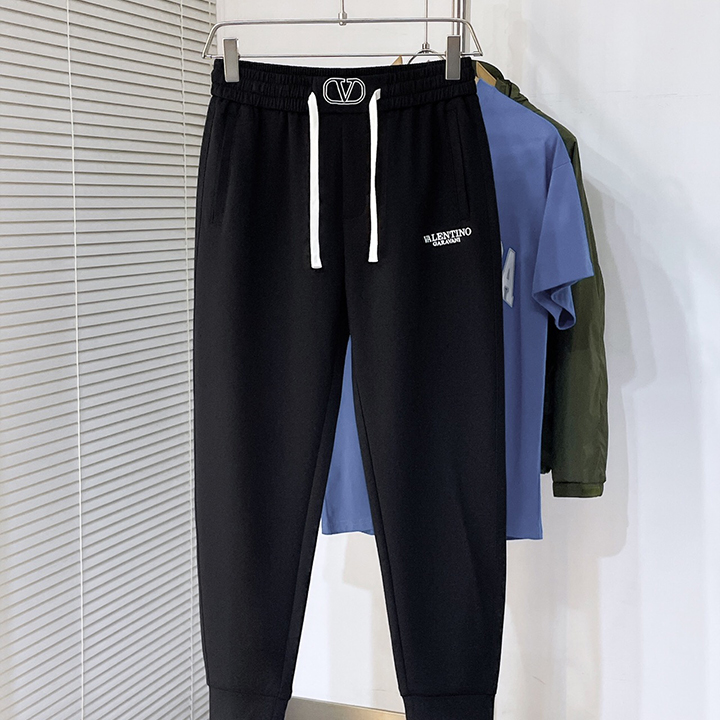 발렌티노 에어 레이어 코튼 팬츠