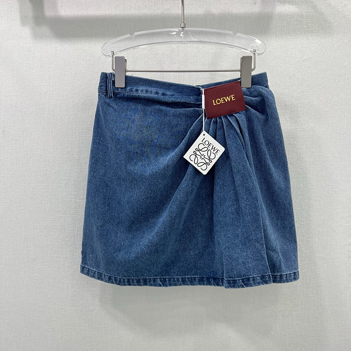 로에베 데님 스커트