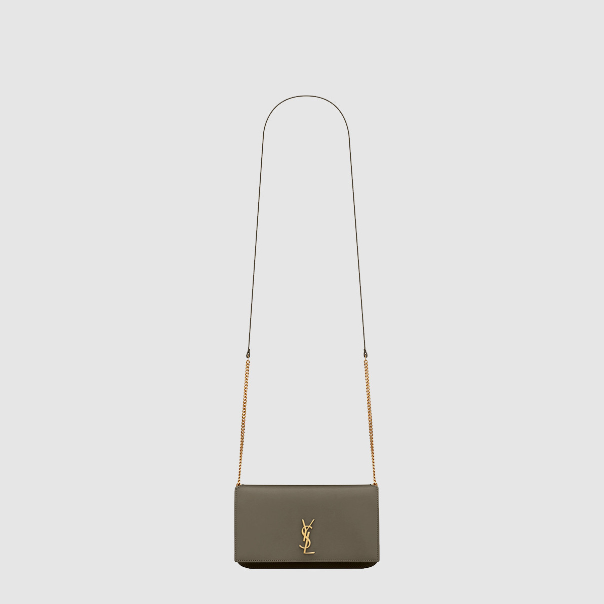 생로랑 스무스 가죽 소재의 스트랩 장식 MONOGRAM 폰 홀더 635095