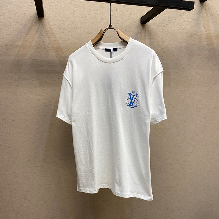 루이비통 25SS 유니폼 Pharrell UN 블루 티셔츠